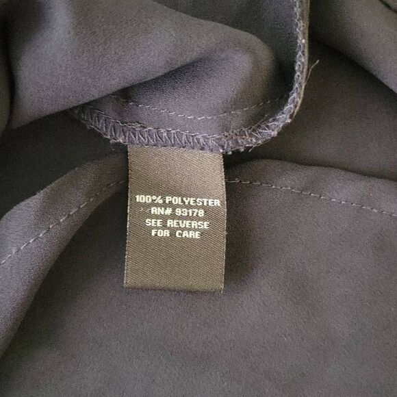 Premise Studio 3/4 Peasant Sleeve Off the Shoulder Sheer Blouse - Picture 7 of 8